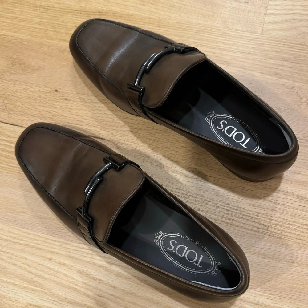 TOD'S | Doppia Double  Leather Bit Loafer ~ Size 6.5 ( 40/41)